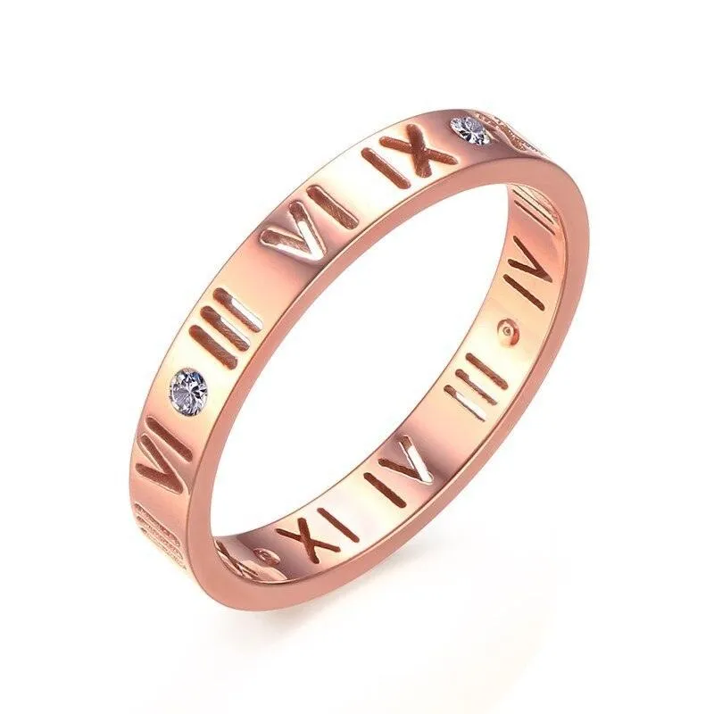 Women Roman Numbers Ring