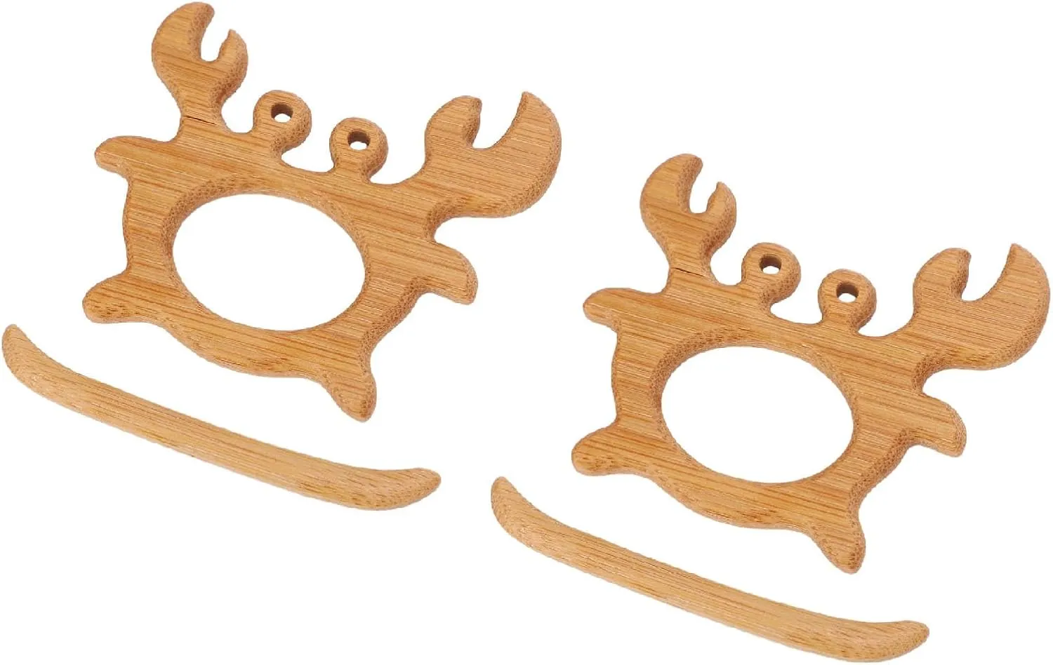 Wooden Crab Brooch Pin, Handcrafted Animal Pin, Multifunctional Sweater Decor, Cute Crab Design for Women and Girls, Wood Material