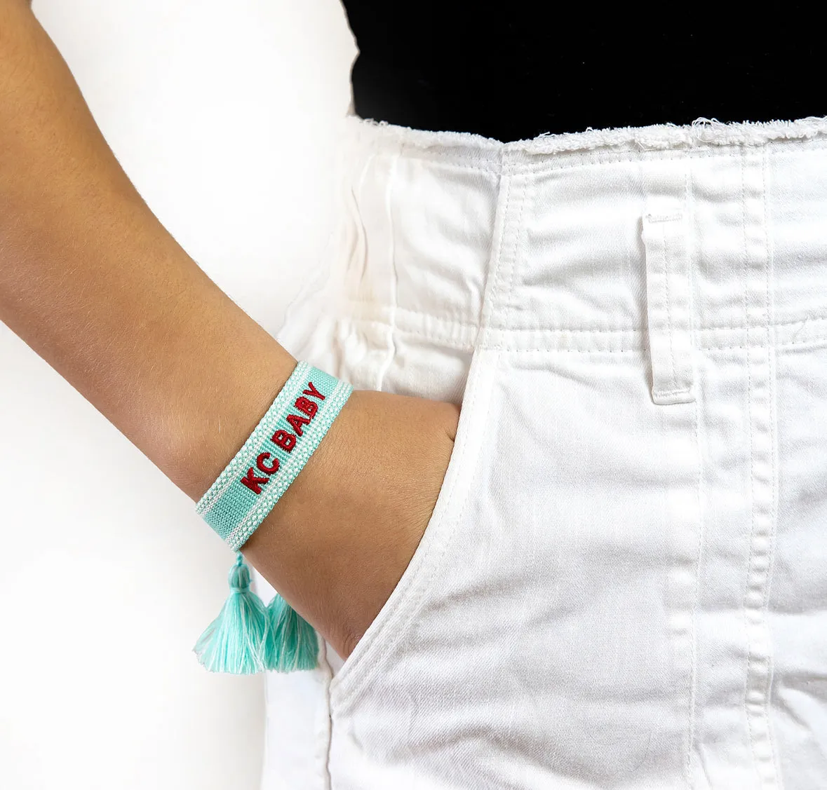 Woven Embroidered Friendship Bracelet