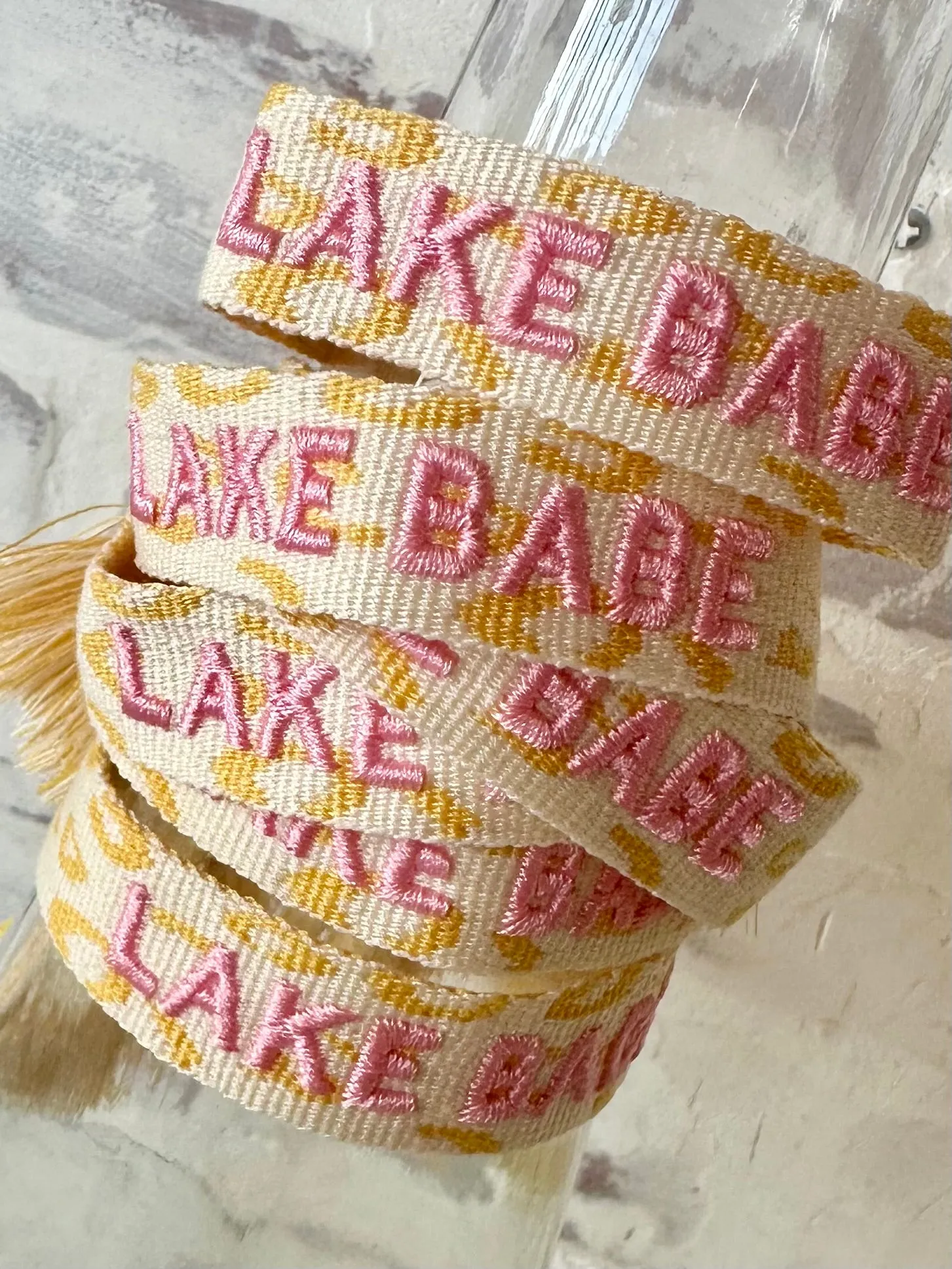 Woven Embroidered Friendship Bracelet