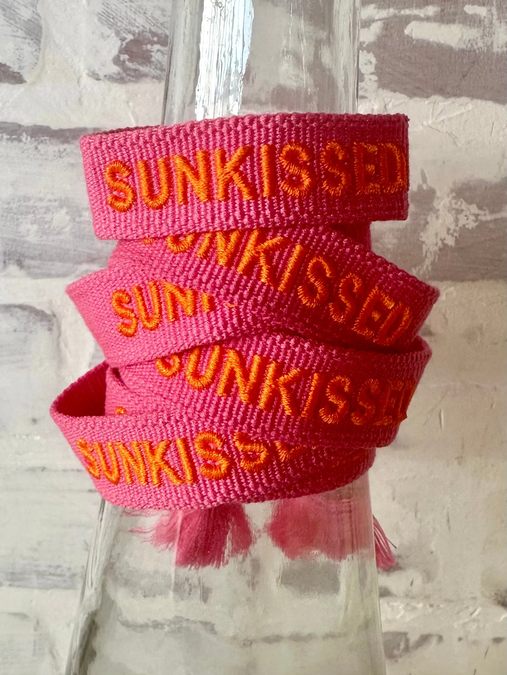 Woven Embroidered Friendship Bracelet